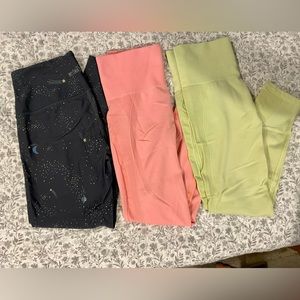 Lot of 3 high waist active leggings